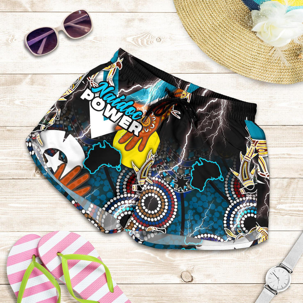 Power Naidoc Week All Over Print Women's Shorts Adelaide Special Version - Vibe Hoodie