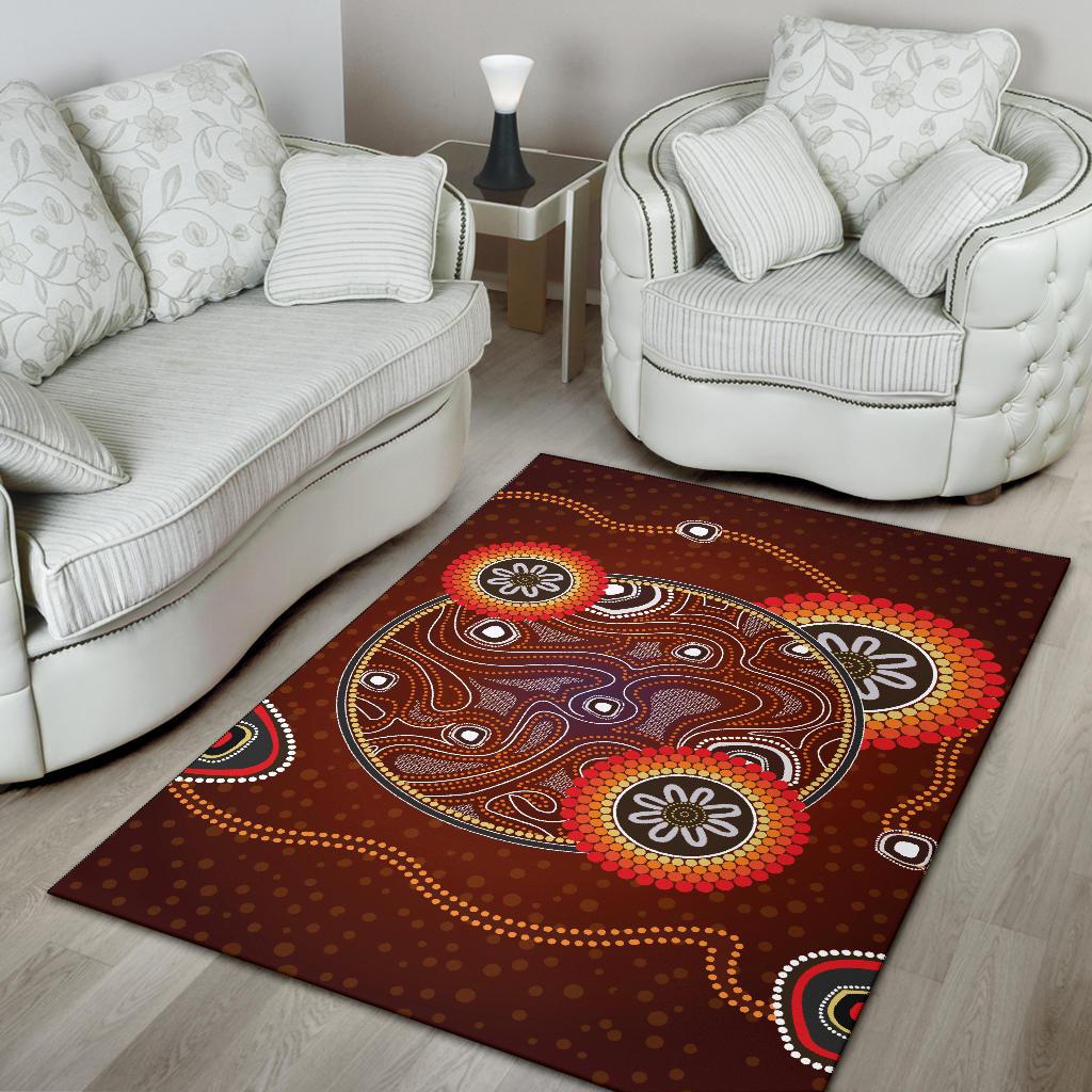 area-rug-aboriginal-dot-painting-rug-earth-ver11
