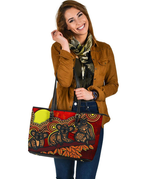 aboriginal-leather-tote-australian-indigenous-koala