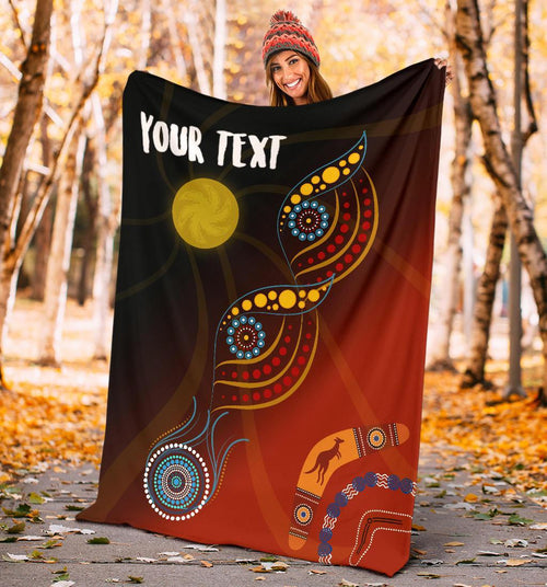 personalised-premium-blanket-flowers-on-the