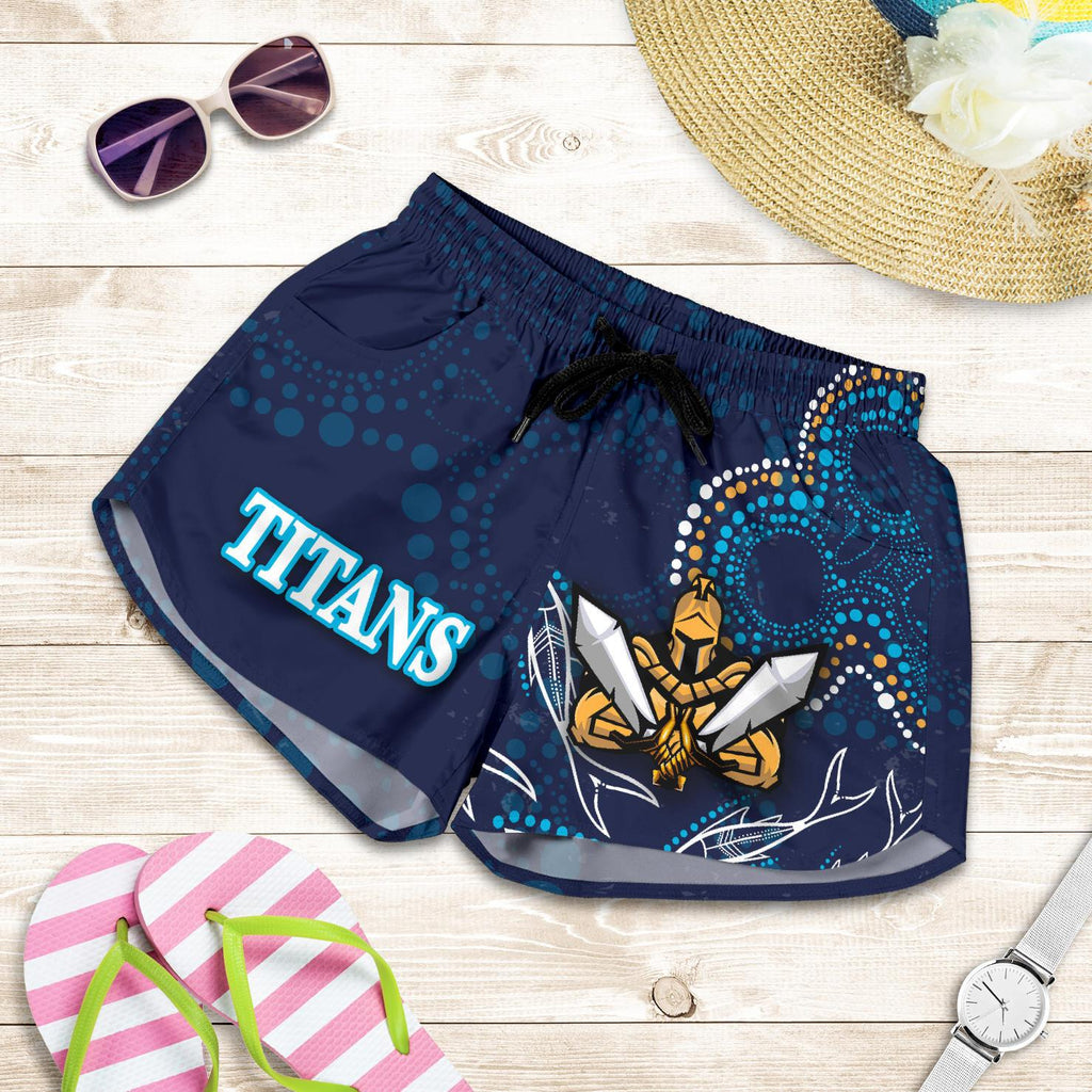 Gold Coast Women Shorts Titans Gladiator Indigenous - Vibe Hoodie