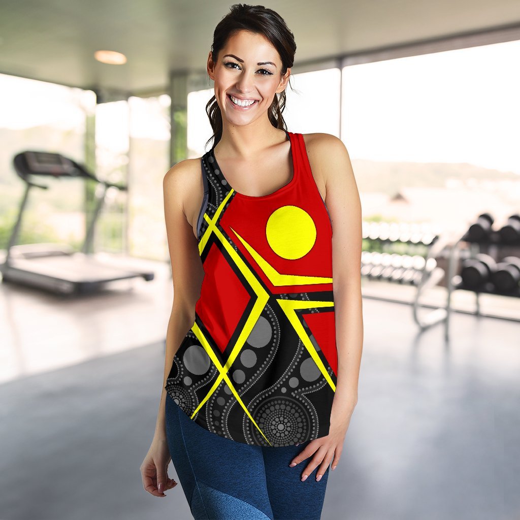 Aboriginal Women's Racerback Tank - Indigenous Legend - Vibe Hoodie