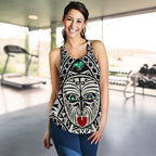 Integrity Maori Ta Moko Women Racerback Tank Kiwi and Paua - Vibe Hoodie