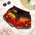 Aboriginal Women's Shorts - Anangu Custodians - Vibe Hoodie