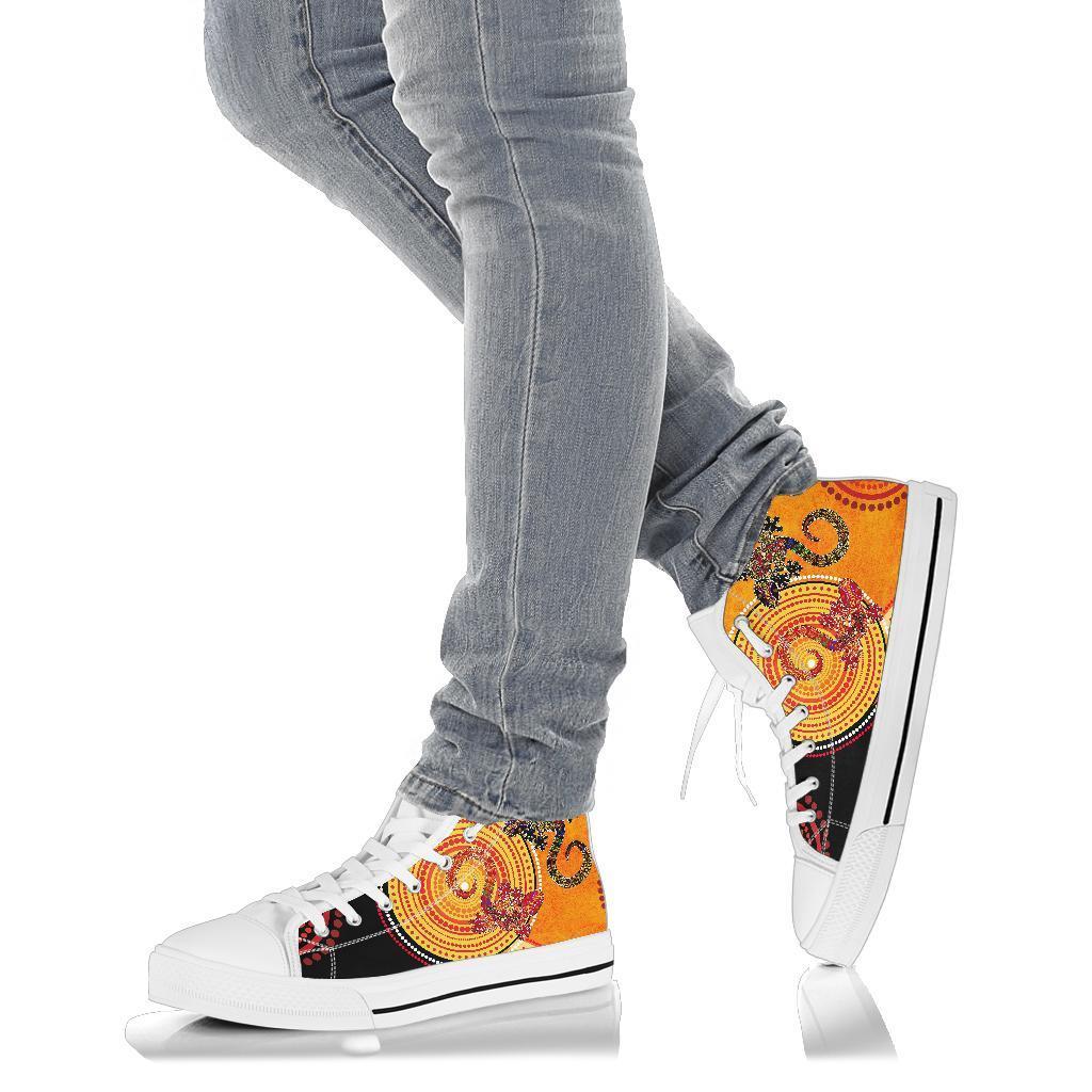 aboriginal-high-top-shoe-couple-aboriginal-lizards
