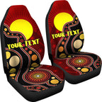 custom-car-seat-covers-australia-aboriginal-lives-matter-flag-circle-dot-painting-art