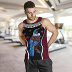 new-zealand-tui-bird-men-tank-top-pohutukawa-burgundy