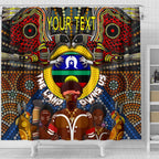custom-text-the-land-owns-us-shower-curtain