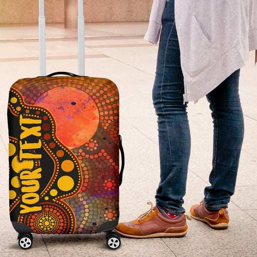 custom-text-aboriginal-luggage-covers-australia-indigenous-flag-circle-dot-painting-art-golden