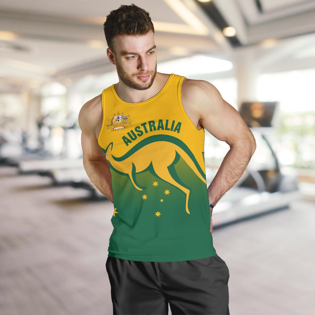 men-tank-top-kangaroo-mens-tank-australian-coat-of-arms-national-color