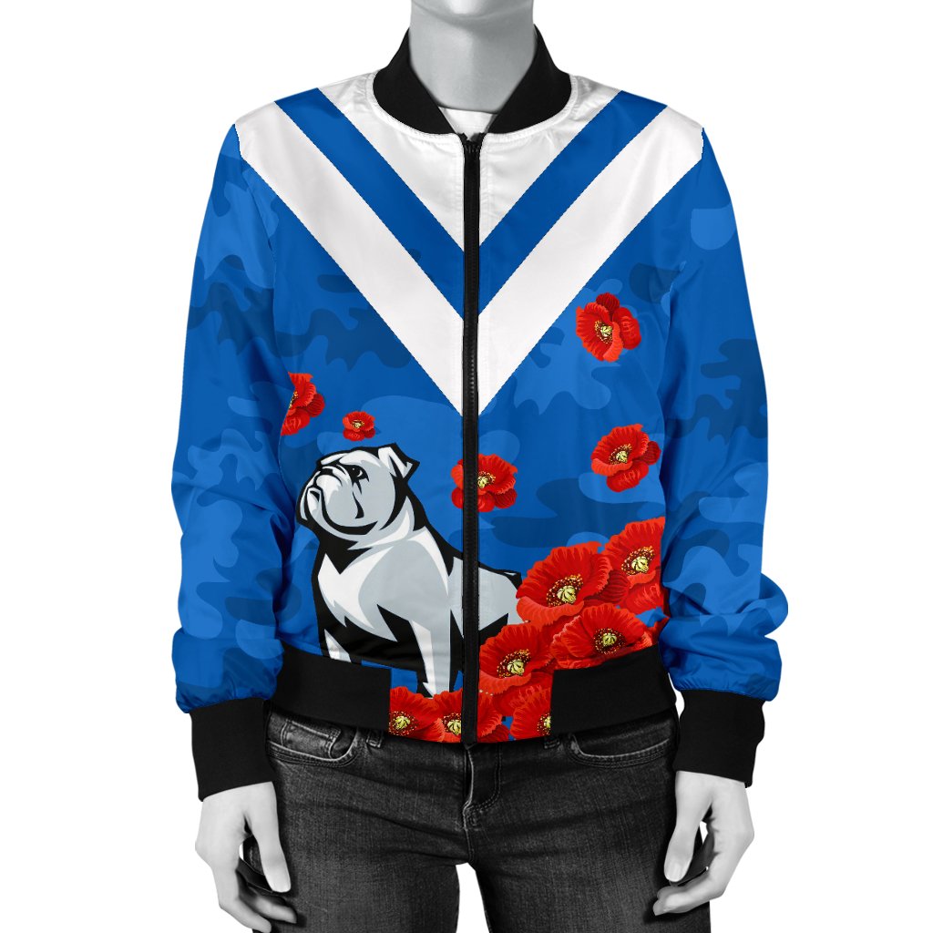 bulldogs-women-bomber-jacket-poppy-flowers