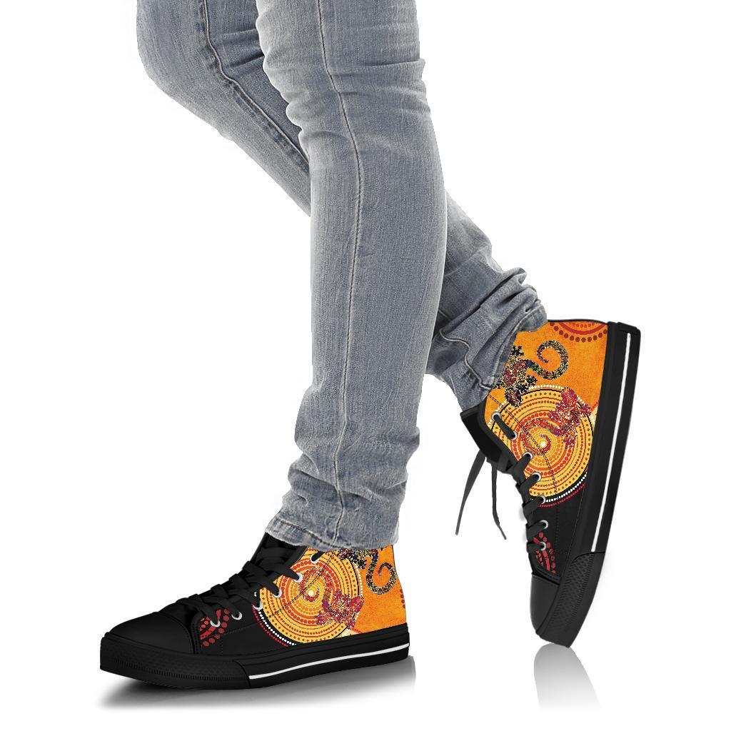 aboriginal-high-top-shoe-couple-aboriginal-lizards