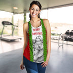 Christmas Women's Racerback Tank - Merry Christmas Koala - Vibe Hoodie