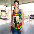 Eels Rugby Women's Racerback Tank Indigenous Anzac Day - Vibe Hoodie