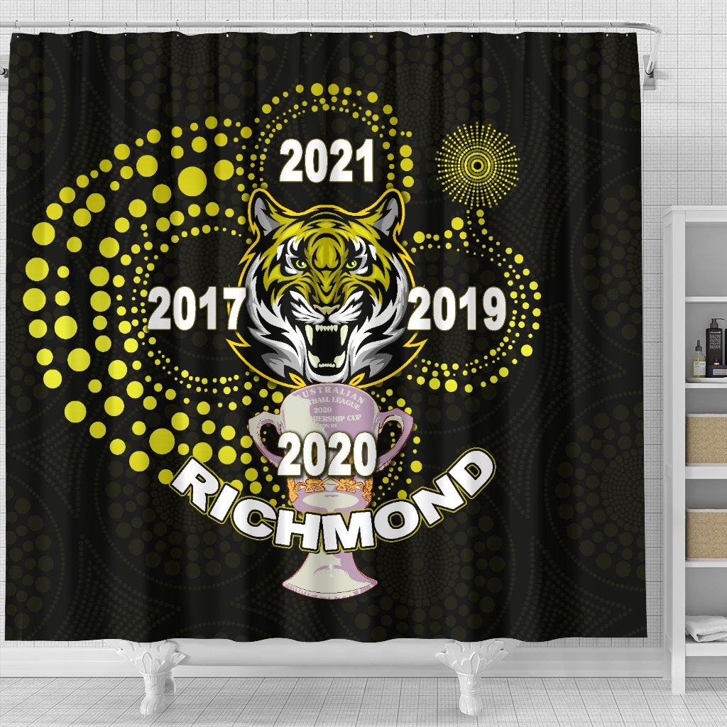 richmond-premier-shower-curtain-legendary-tigers-indigenous
