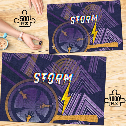 storm-premium-wood-jigsaw-puzzle-simple-indigenous-purple