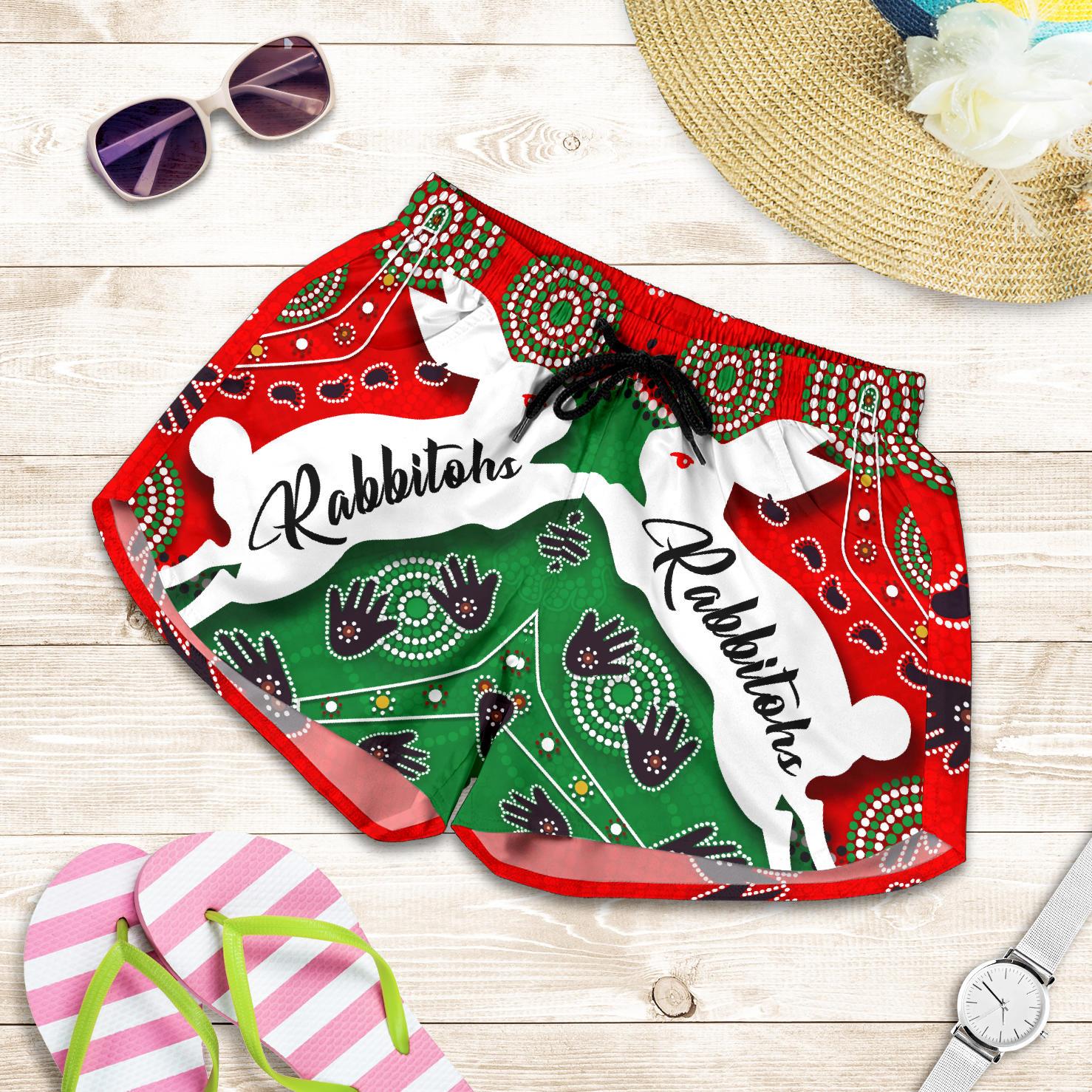 Rabbitohs Forever Women Shorts Indigenous - Vibe Hoodie