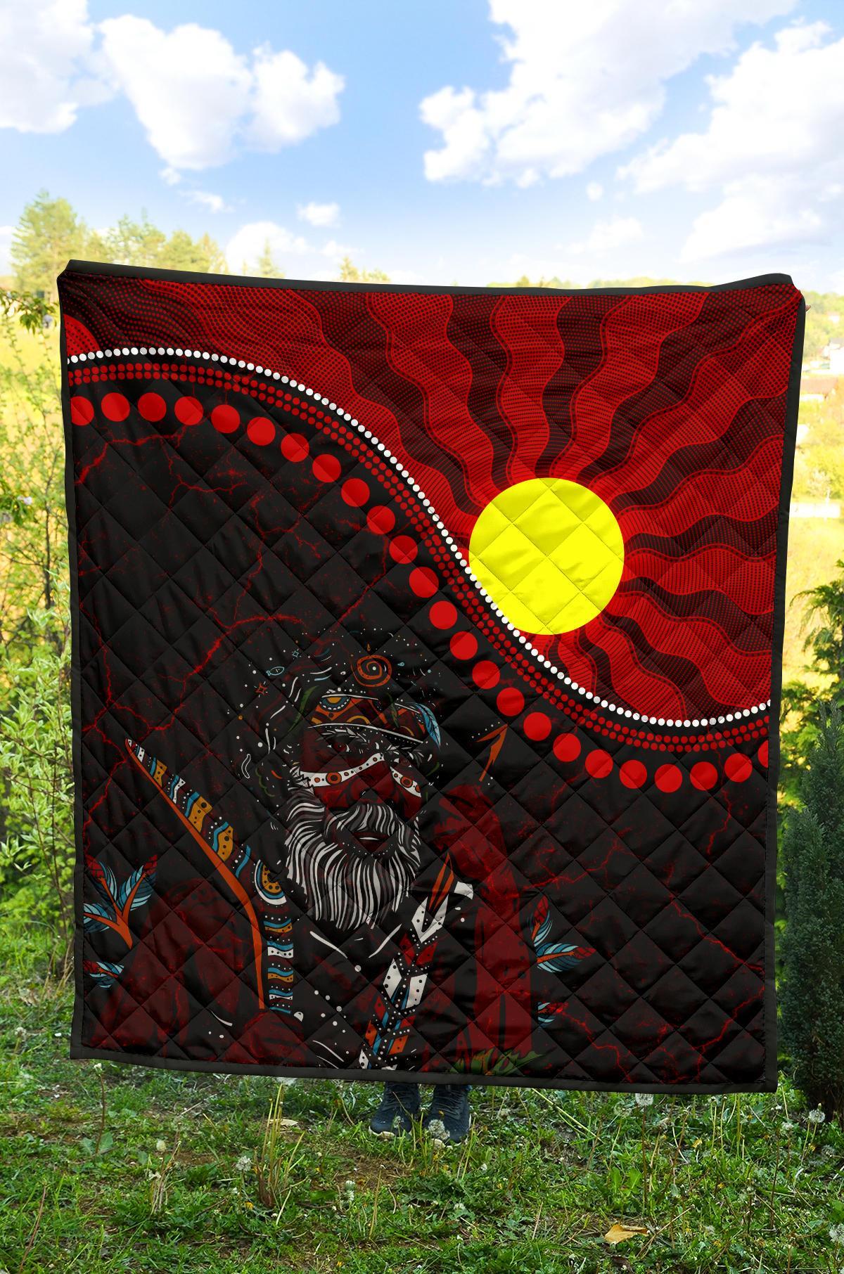 aboriginal-premium-quilt-indigenous-people-and-sun