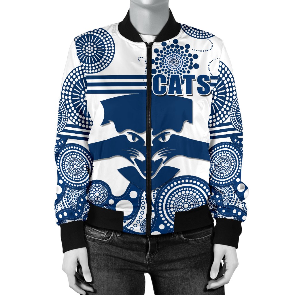 cats-women-bomber-jacket-geelong-indigenous
