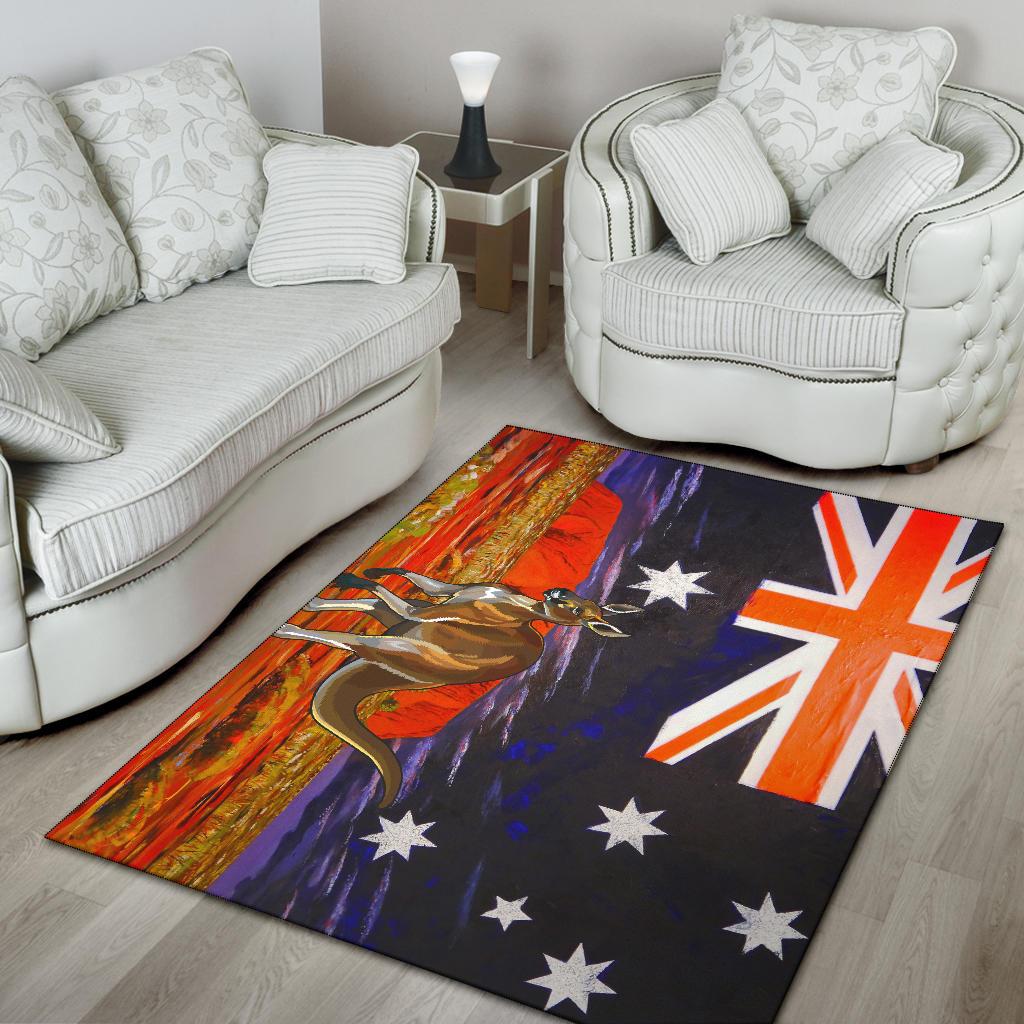 area-rug-kangaroo-rug-aus-flag-uluru-landscape-art