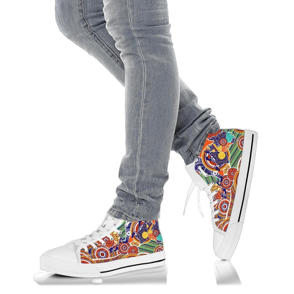 aboriginal-high-top-shoes-australian-map-dot-painting