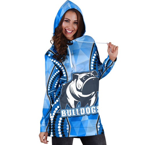 bulldogs-women-hoodie-dress-indigenous-snappy