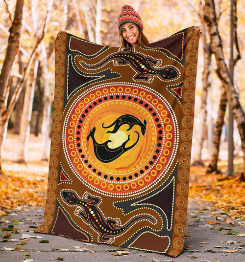 premium-blanket-lizard-kangaroo-dot-pattern