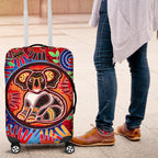 aboriginal-luggage-cover-koala-and-hand-art-dot-painting-suitcase-cover