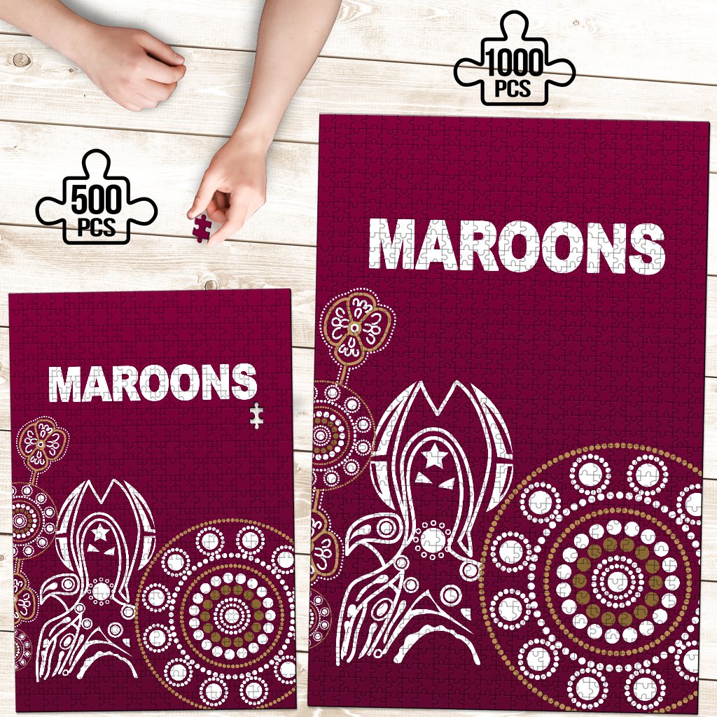 queensland-premium-wood-jigsaw-puzzle-maroons-simple-indigenous