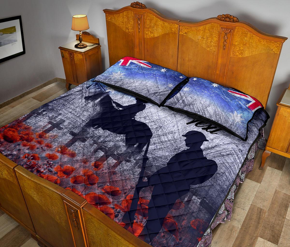 custom-text-anzac-day-quilt-bed-set-lest-we-forget-vintage-poppies