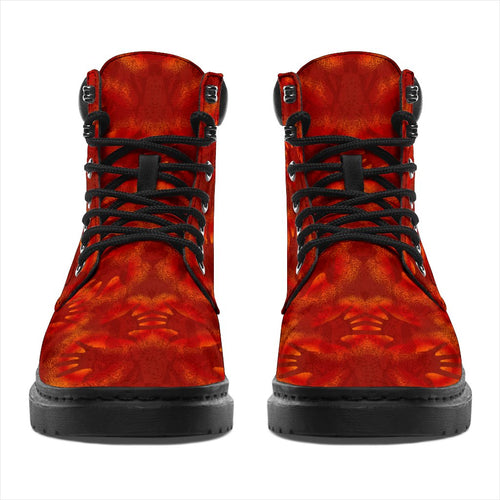 aboriginal-all-season-boots-australia-map-hand-patterns-spider-web