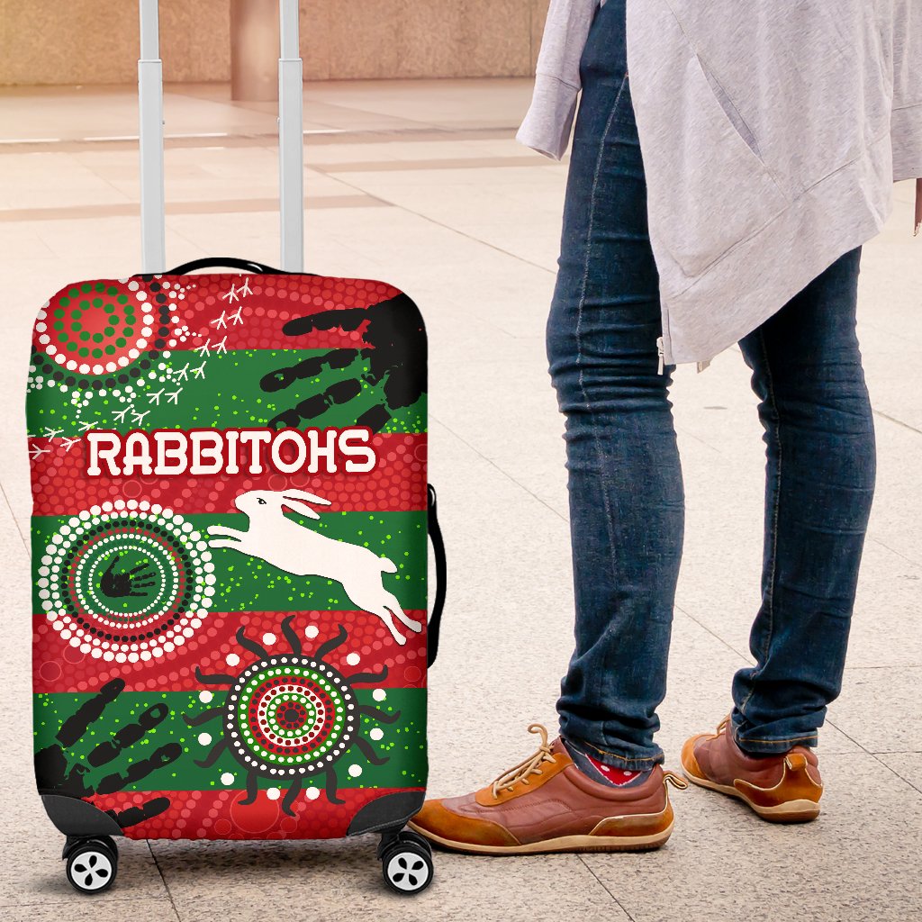 south-sydney-rabbitohs-indigenous-luggage-covers-country-style-no-1