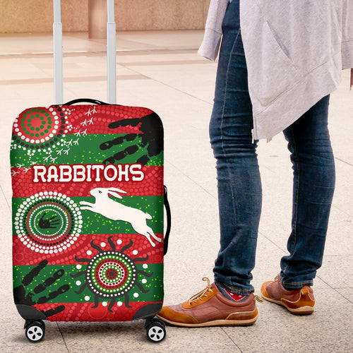 south-sydney-rabbitohs-indigenous-luggage-covers-country-style-no-1