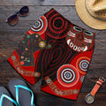 1staustrailia-aboriginal-shorts-indigenous-dot-painting-map