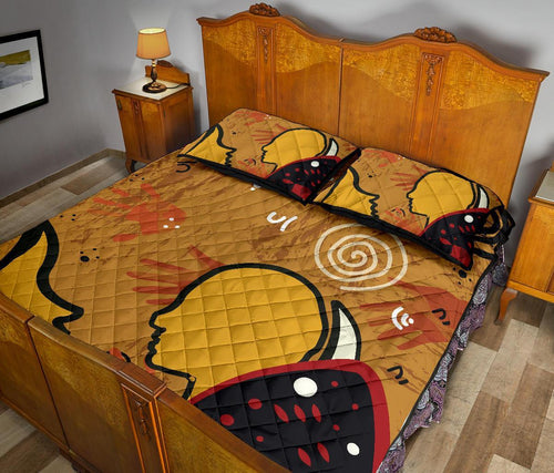aboriginal-quilt-bed-set-mother-and-son-hand-art
