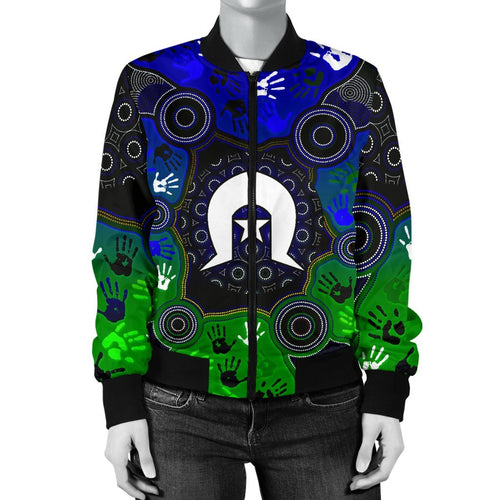 aboriginal-womens-bomber-jacket-torres-strait-symbol-with-indigenous-patterns