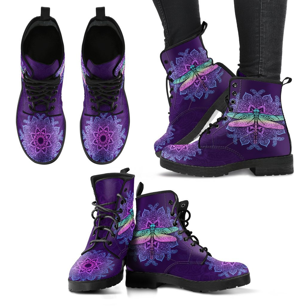 maori-mandala-dragonfly-leather-boots