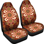 aboriginal-car-seat-covers-circle-flowers-patterns-ver03