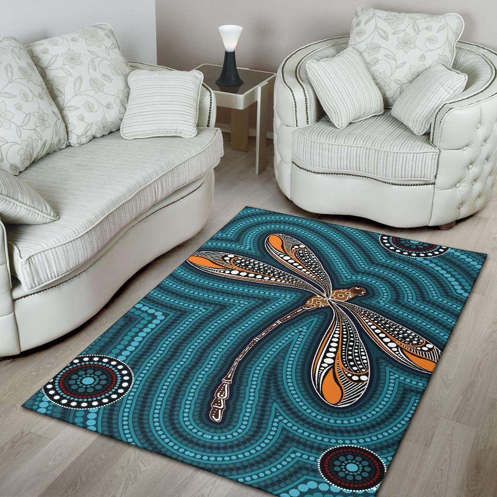 aboriginal-area-rug-indigenous-dragonfly