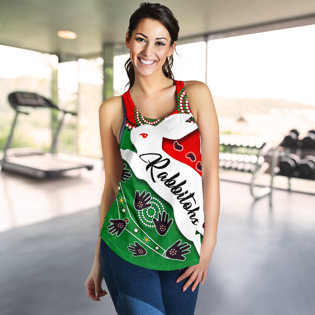 Rabbitohs Forever Women Racerback Tank Indigenous - Vibe Hoodie