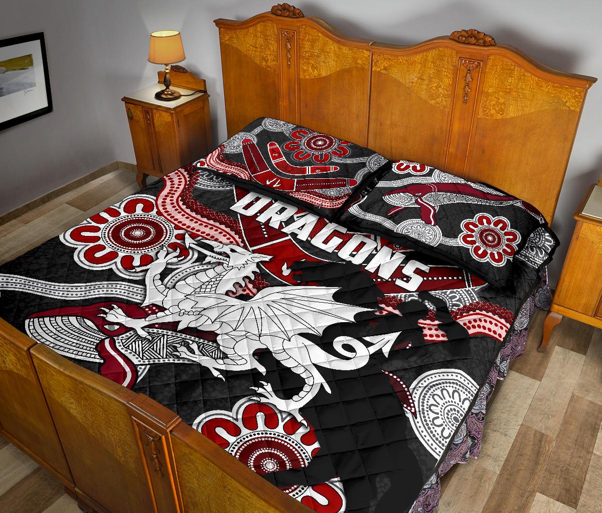 dragons-quilt-bed-set-st-george-indigenous-black