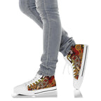 aboriginal-high-top-shoe-kangaroo-and-lizard-dot-painting-art-bn18