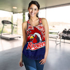 Roosters Women's Racerback Tank Anzac Day Aboriginal - Vibe Hoodie