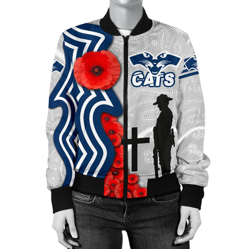 geelong-womens-bomber-jacket-cats-anzac-day-indigenous