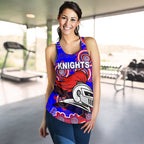 Newcastle Knights Women Racerback Tank Indigenous - Vibe Hoodie