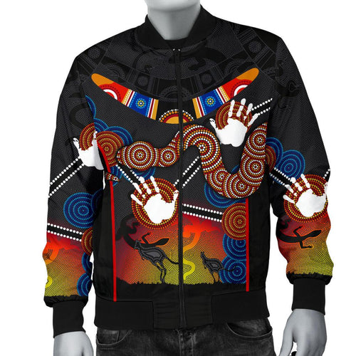 aboriginal-mens-bomber-jacket-australian-boomerang-and-snake-indigenous-art