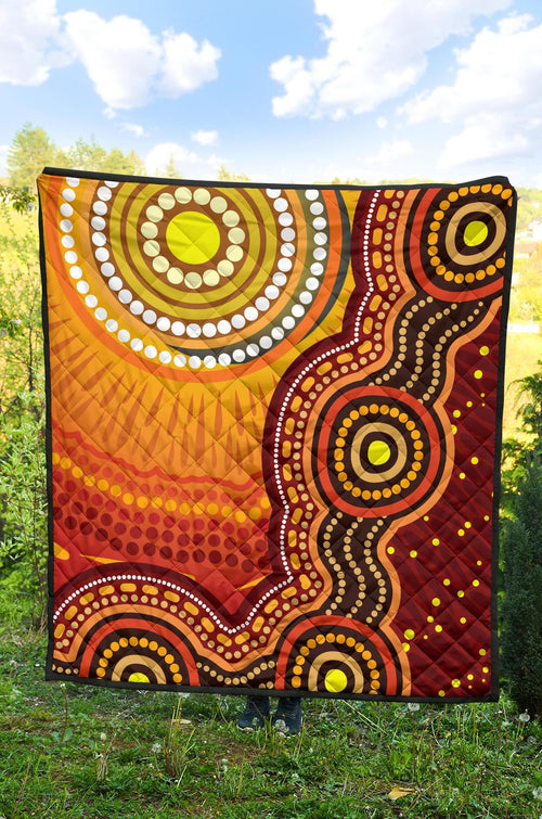 aboriginal-premium-quilt-sunrise-aboriginal-art