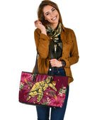 new-zealand-large-leather-tote-turtle-polynesian-hibiscus