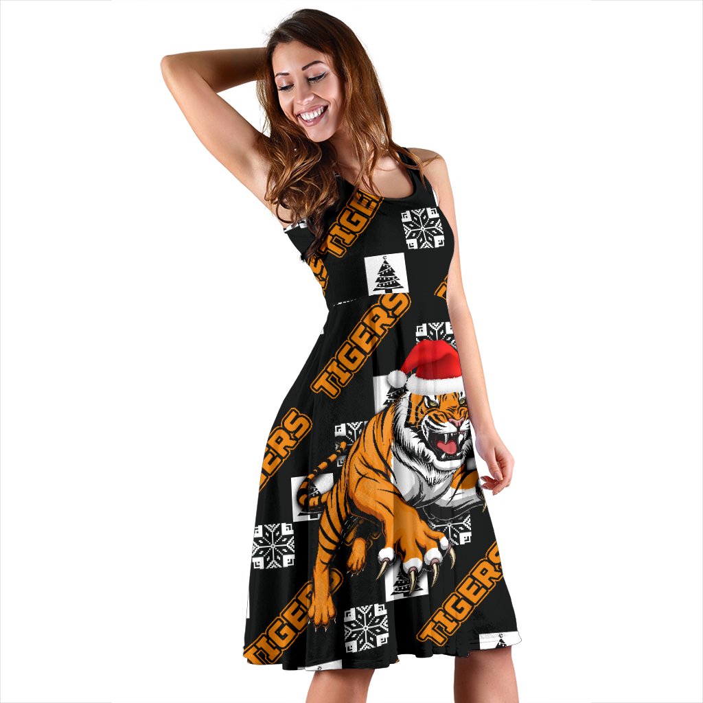 Wests Christmas Women's Dress Tigers Fancy - Vibe Hoodie