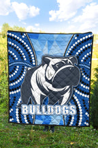 bulldogs-premium-quilt-indigenous-snappy